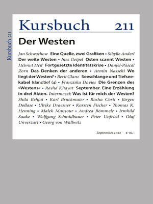 cover image of Kursbuch 211